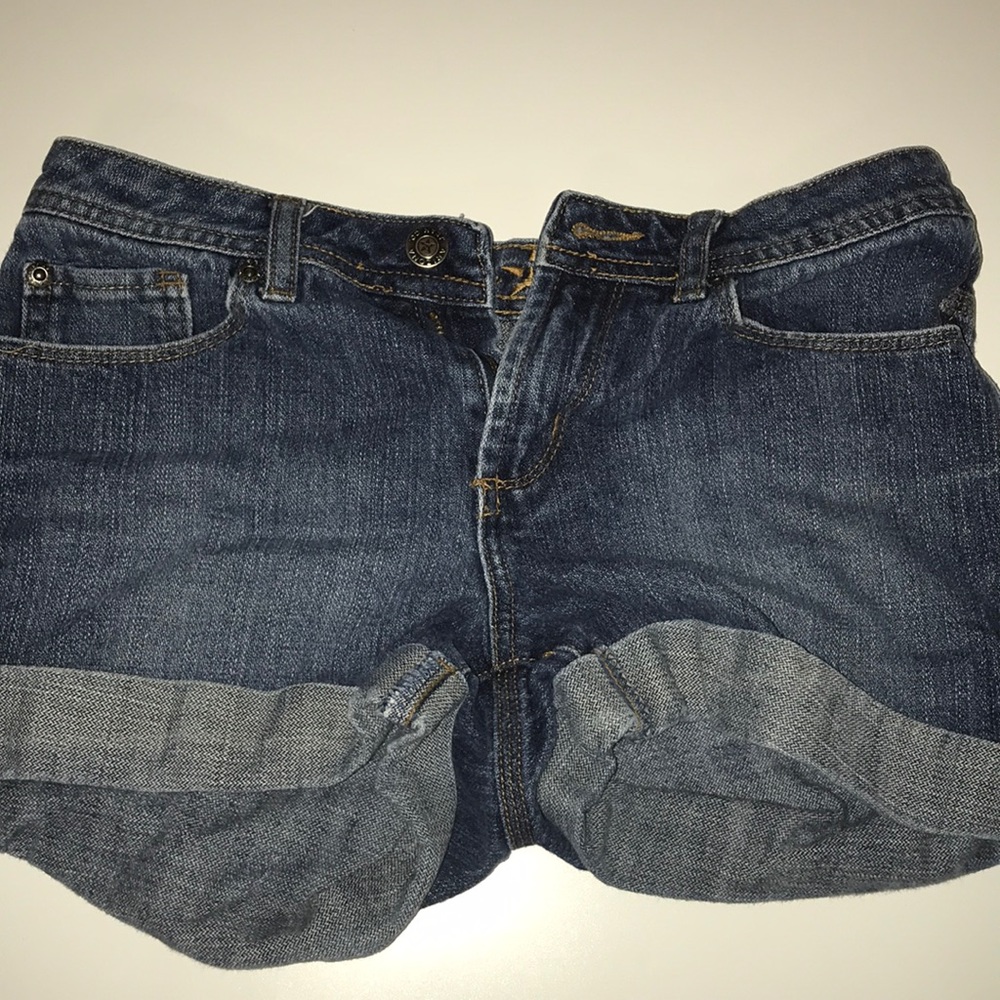Blue jean shorts